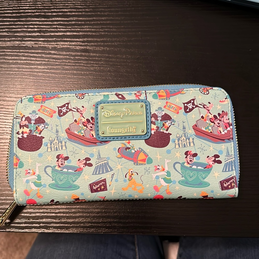Loungefly DisneyParks Zip Wallet